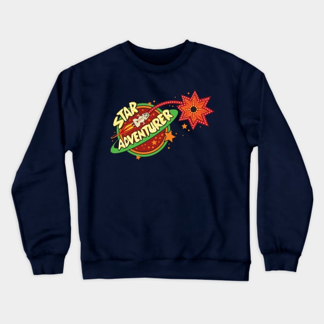 Star Adventurer Crewneck Sweatshirt by MindsparkCreative